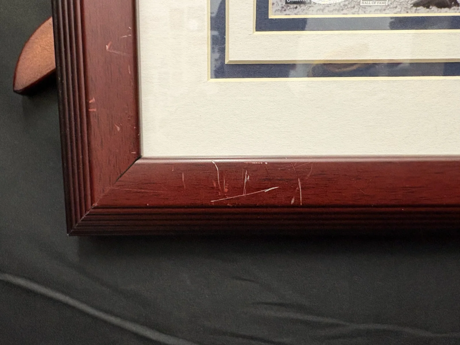 Bob Feller — SIGNED & FRAMED Bob Feller Cleveland Indians NBA B&W Photo Steiner COA 69 HOF, изображение 2