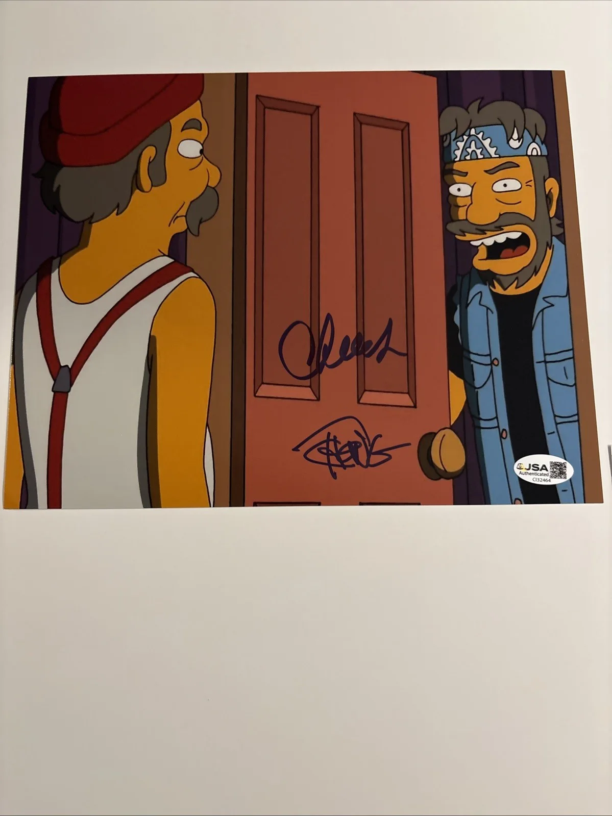 Cheech, Chong — Cheech and Chong Autographed Signed 8x10 Photo - Simpsons - JSA, image 2