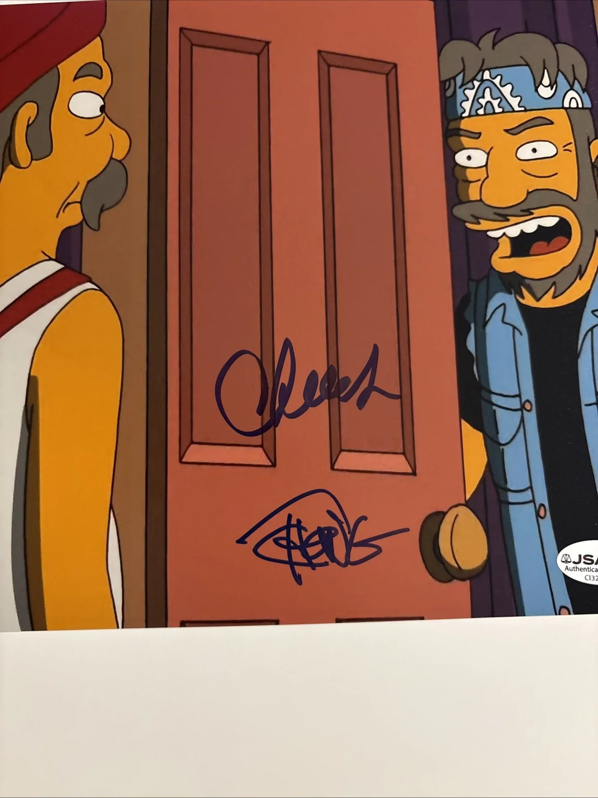 Cheech, Chong — Cheech and Chong Autographed Signed 8x10 Photo - Simpsons - JSA, image 4