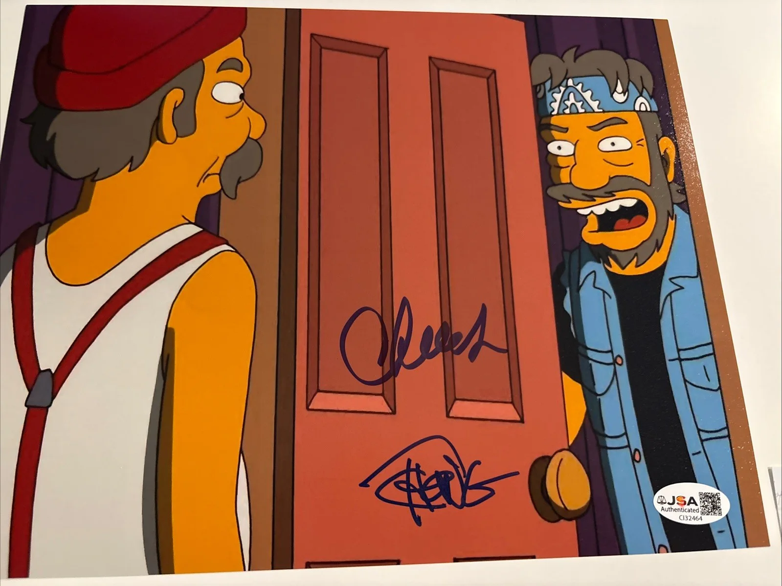 Cheech, Chong — Cheech and Chong Autographed Signed 8x10 Photo - Simpsons - JSA, image 5