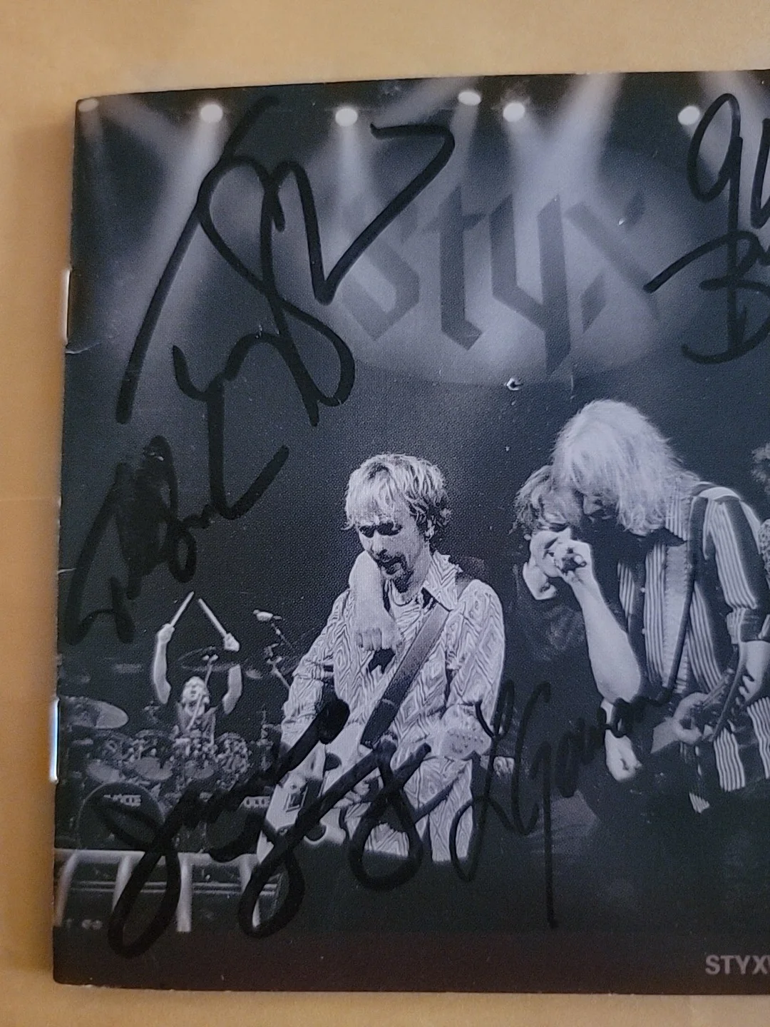 STYX Band CD Booklet Hand Signed Autographed By All 6, image 2