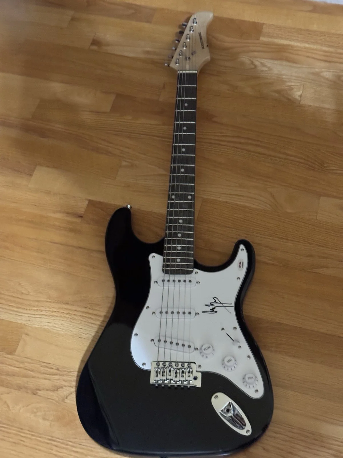 Rare Jimmy Page Signed Strat Guitar PSA LOA Led Zeppelin, изображение 3