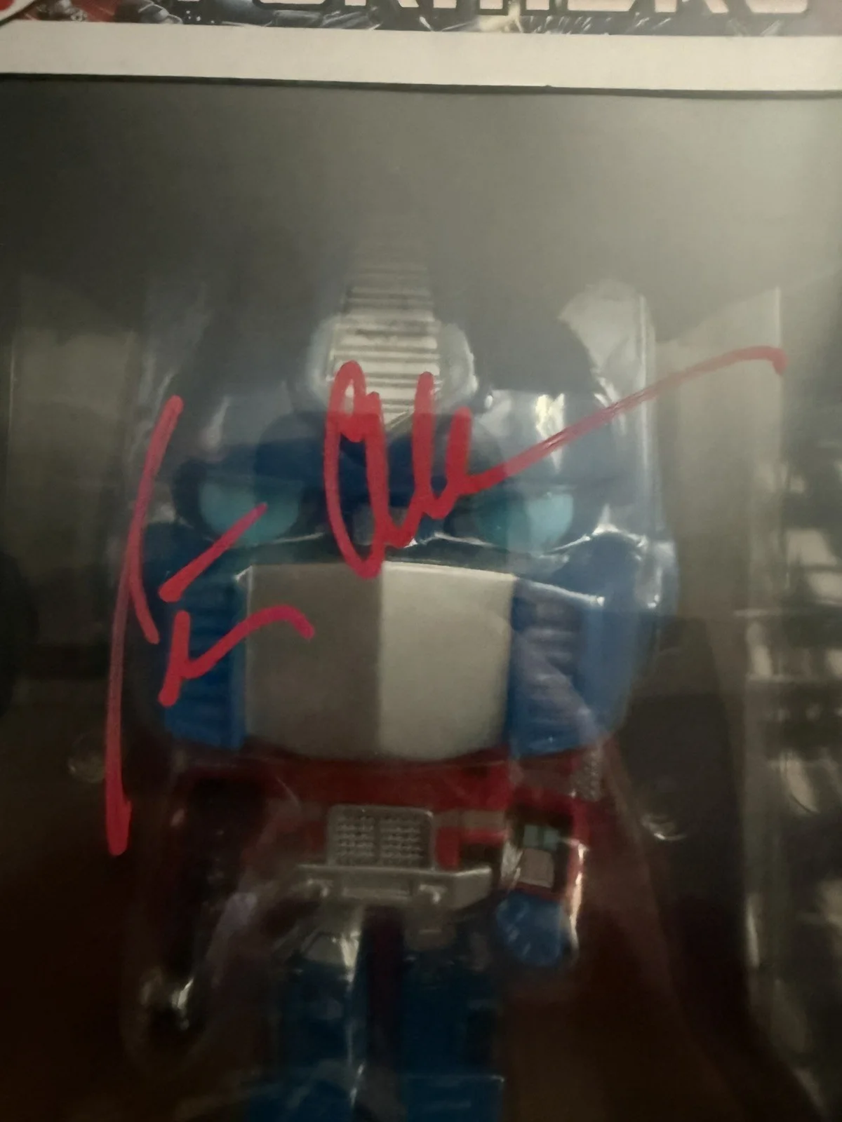 FRANK WELKER — PETER CULLEN SIGNED OPTIMUS PRIME 10 IN FUNKO POP FIGURE TRANSFORMERS JSA, image 3