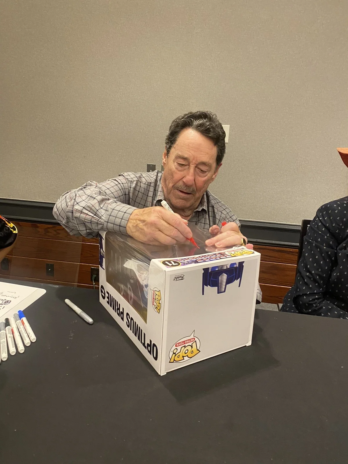 FRANK WELKER — PETER CULLEN SIGNED OPTIMUS PRIME 10 IN FUNKO POP FIGURE TRANSFORMERS JSA, image 5