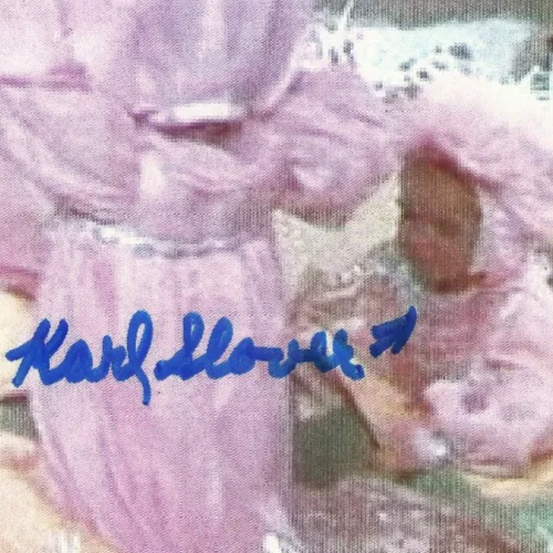 Karl Slover — Karl Slover autographed Picture Wizard of Oz Movie sleepyhead munchkin autograph, изображение 3