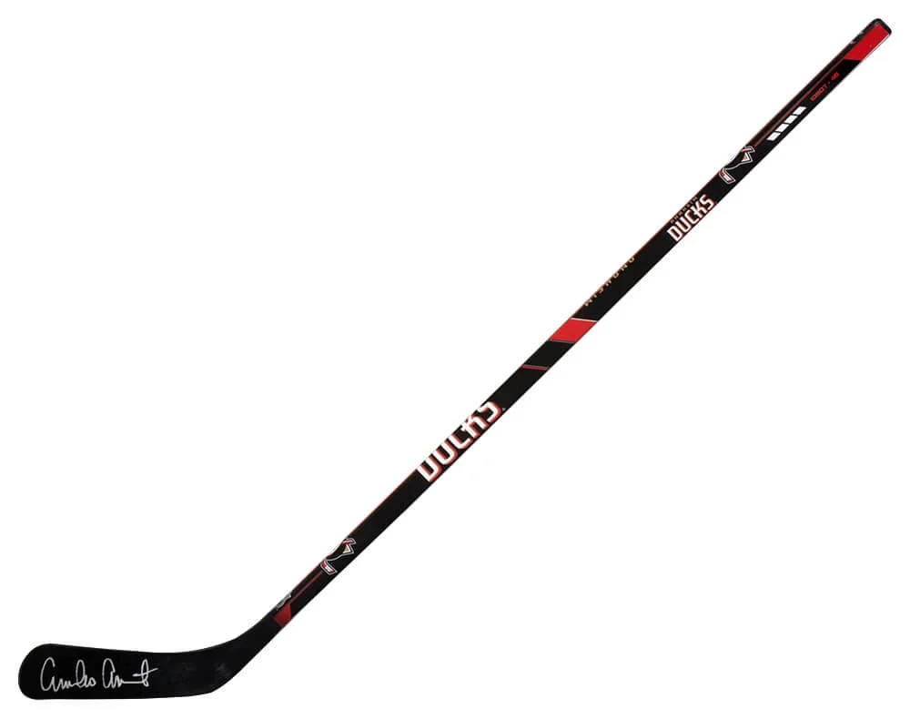Websites — Emilio Estevez Signed Mighty Ducks Team Logo 48" F/S Rep Hockey Stick - (SS COA)