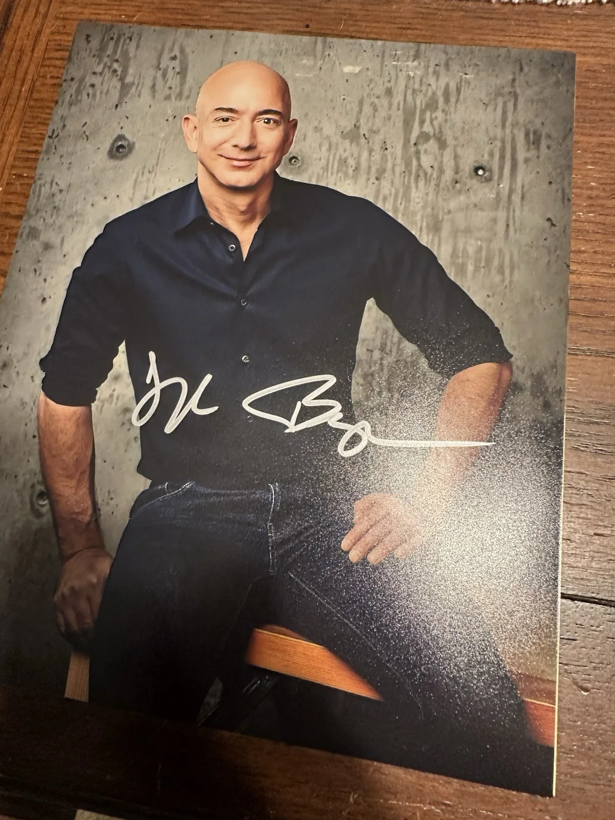 Jeff Bezos, Founder Of Amazon autographed 8x10 Photo w/ Certificate Authenticity, изображение 2