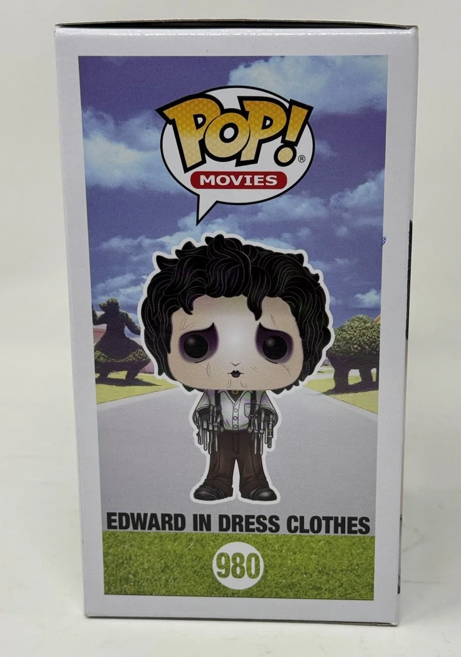 Johnny Depp — Johnny Depp Signed Edward Scissorhands Edward In Dress Clothes Funko Pop ACOA, изображение 5