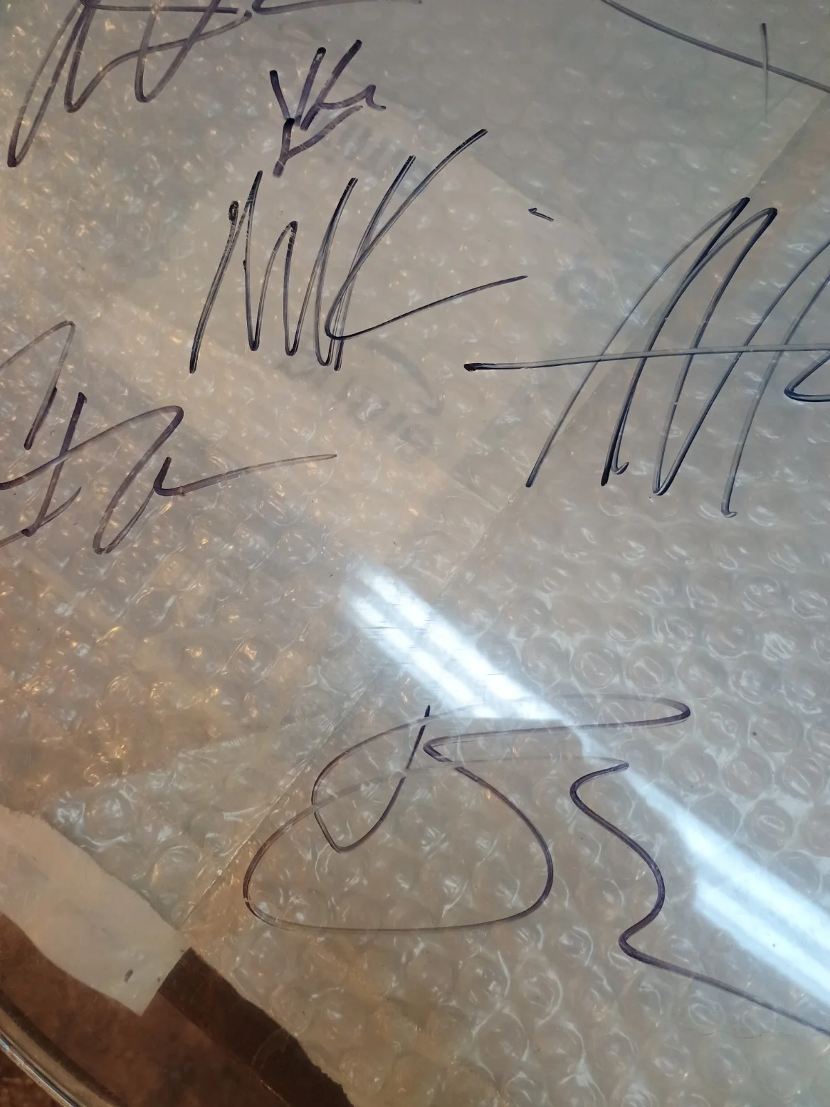 Hinder Autographed Drum Head, изображение 4