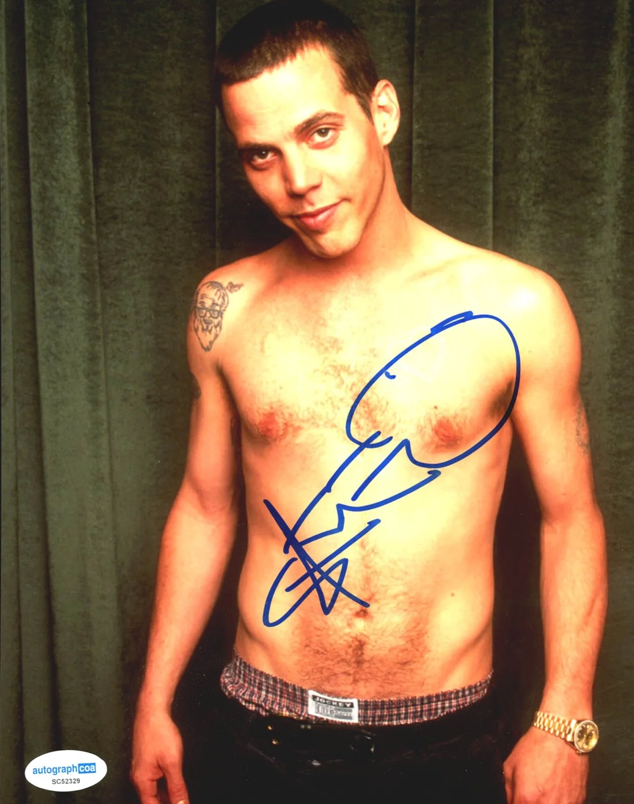 STEVE-O — Steve-O signed Autographed "JACKASS" 8x10 Photo h EXACT PROOF MrBeast ACOA COA, изображение 4