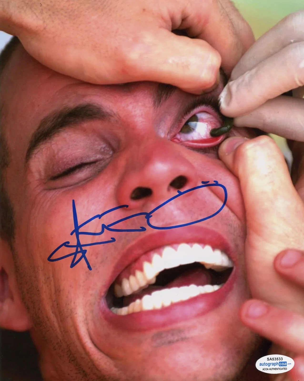 STEVE-O — Steve-O signed Autographed 8x10 Photo JACKASS f WILDBOYZ MrBeast ACOA COA, image 3