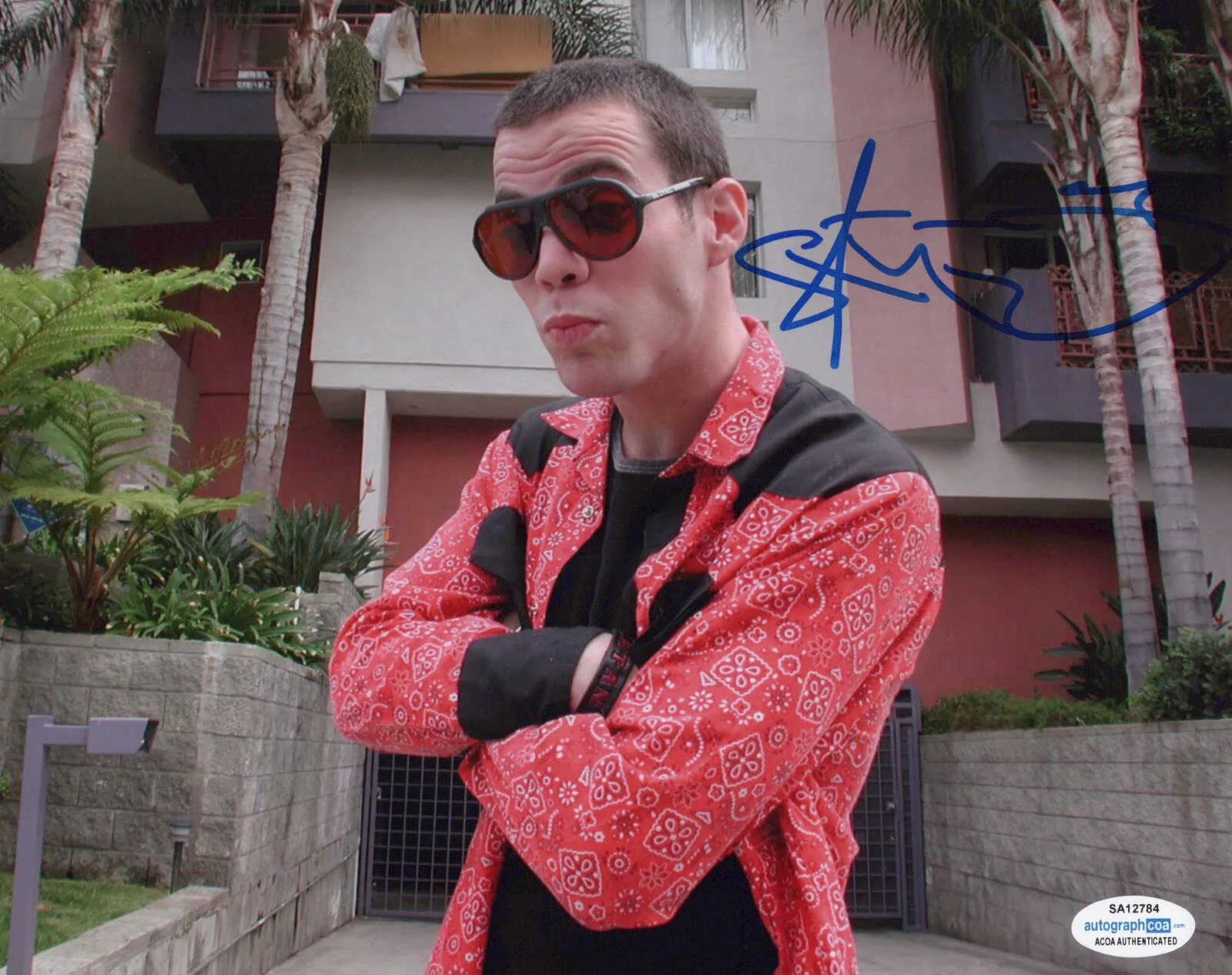 STEVE-O — Steve-O signed Autographed "JACKASS" 8x10 Photo EXACT PROOF a MrBeast ACOA COA, изображение 4