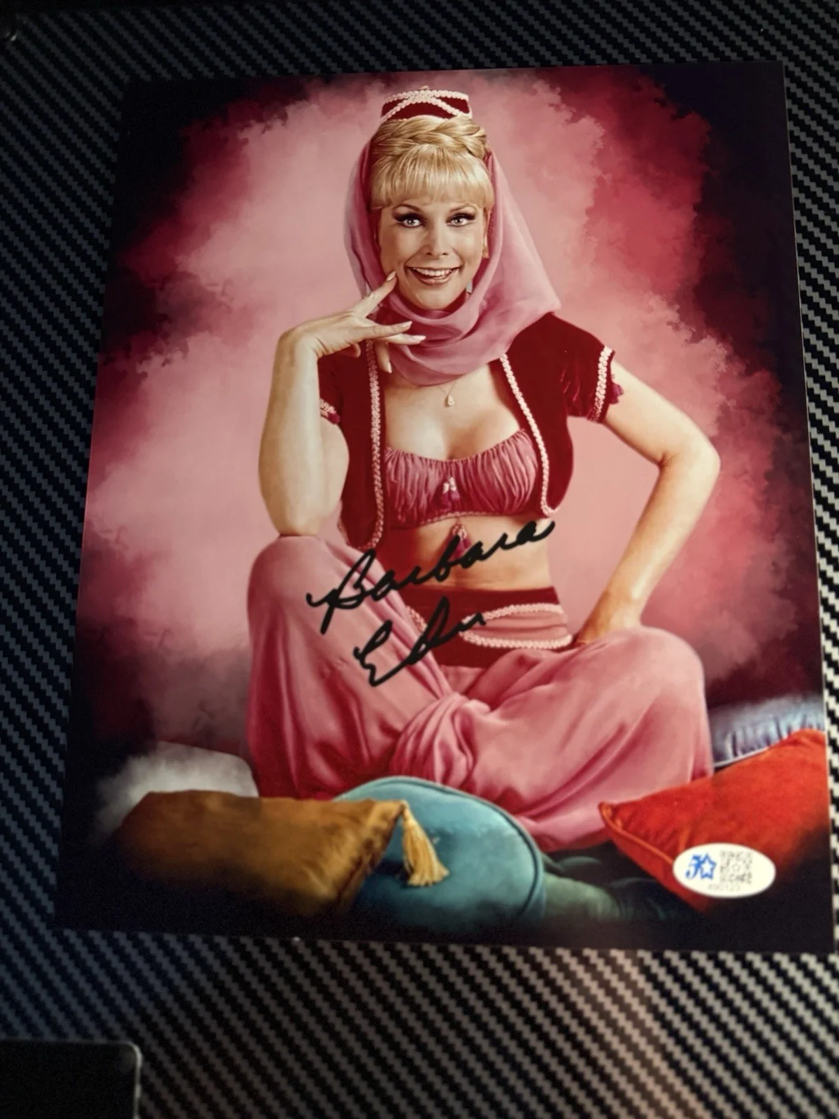 Barbara Eden — BARBARA EDEN Signed Auto I Dream of Jeannie 8x10 Photo "Jeannie" Inscribed COA, изображение 2