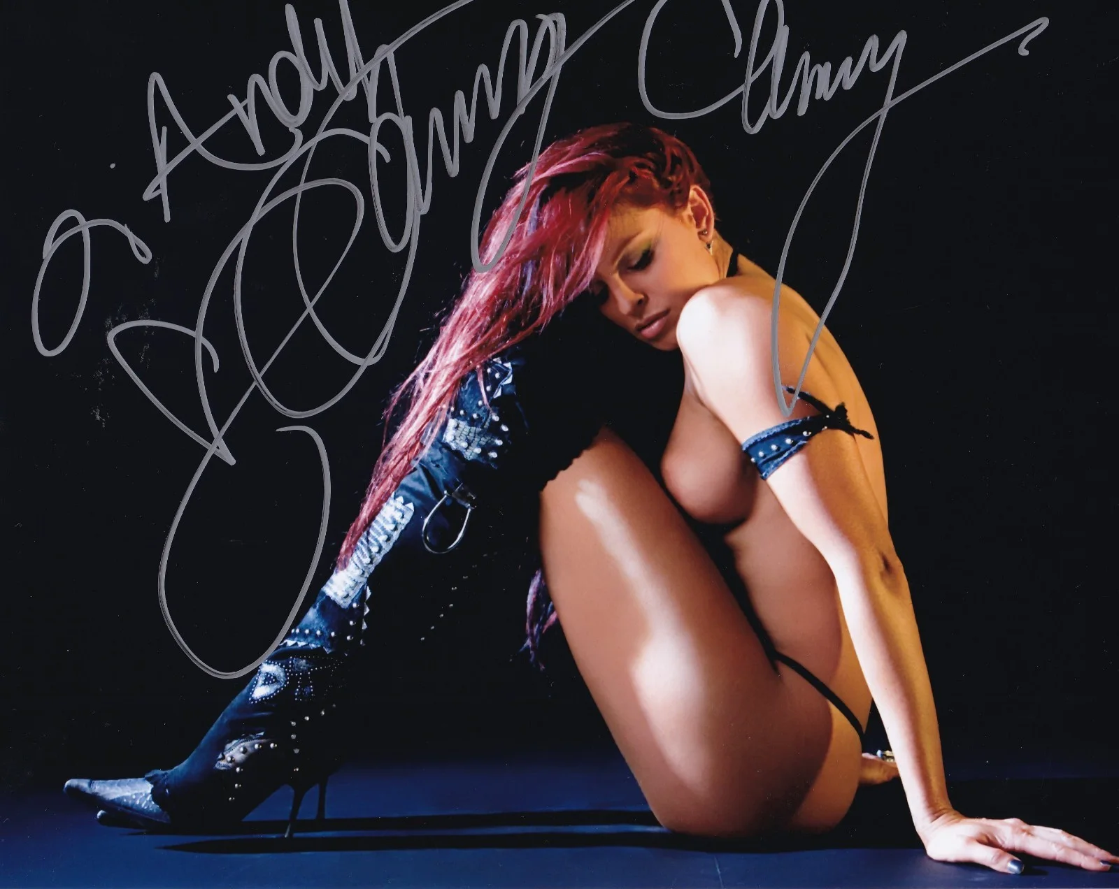 Christy Hemme — Christy Hemme TNA Wrestler Signed 8x10 Photo COA