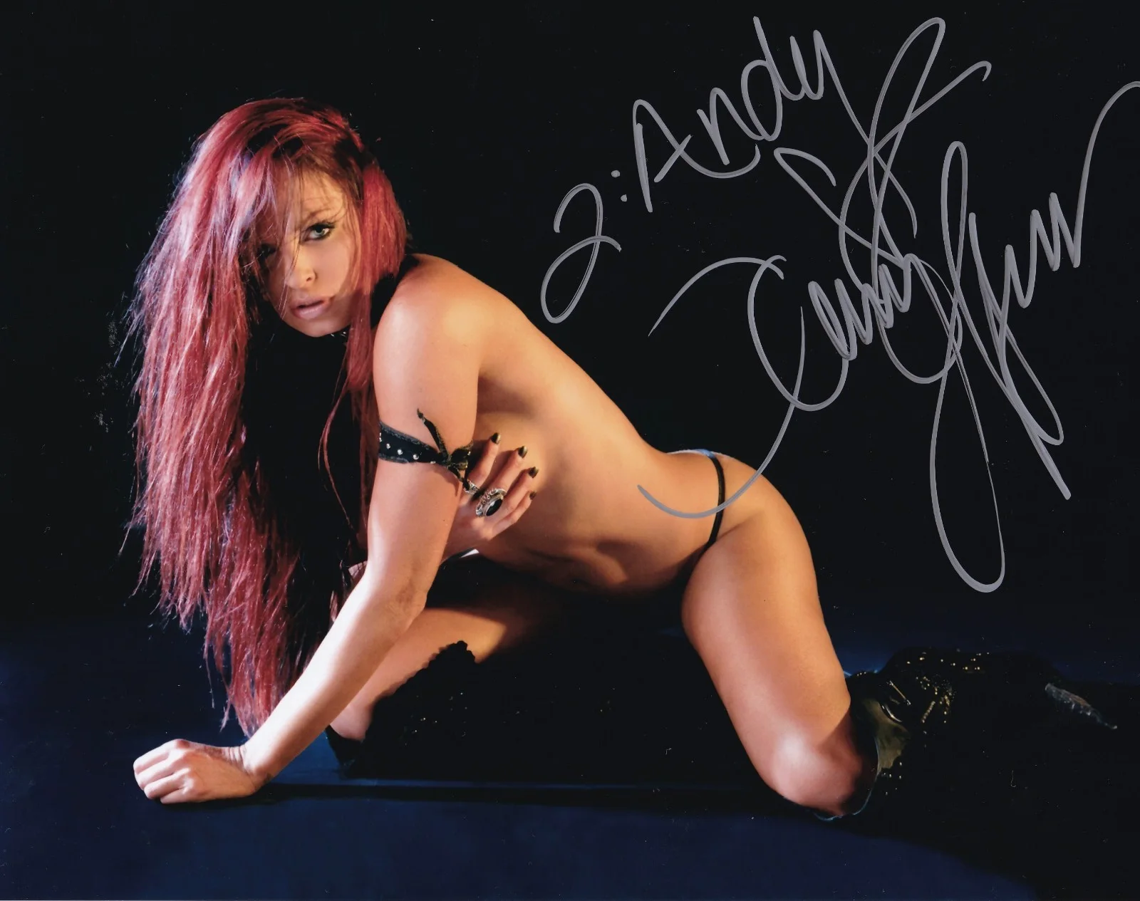 Christy Hemme — Christy Hemme TNA Wrestler Signed 8x10 Photo COA