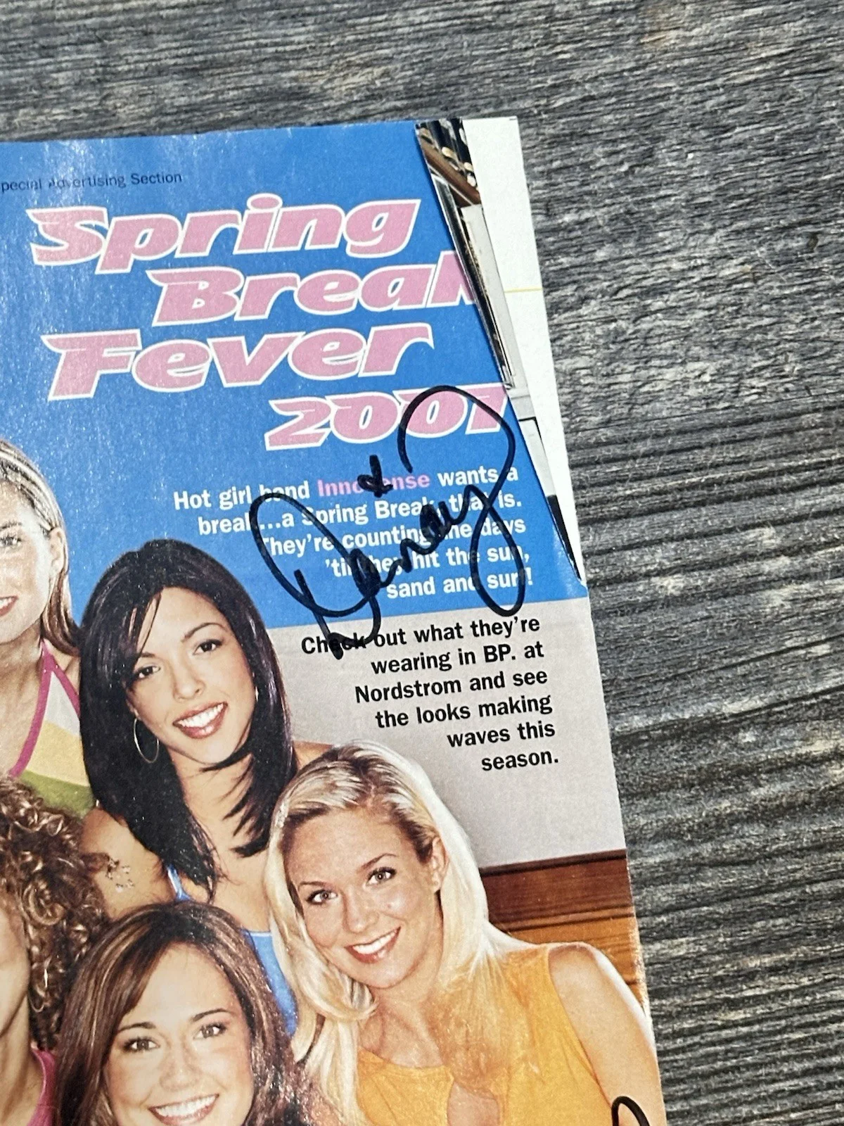 INNOSENSE - SIGNED Promo Nordstrom Booklet Autographed Nsync Backstreet Boys, image 3