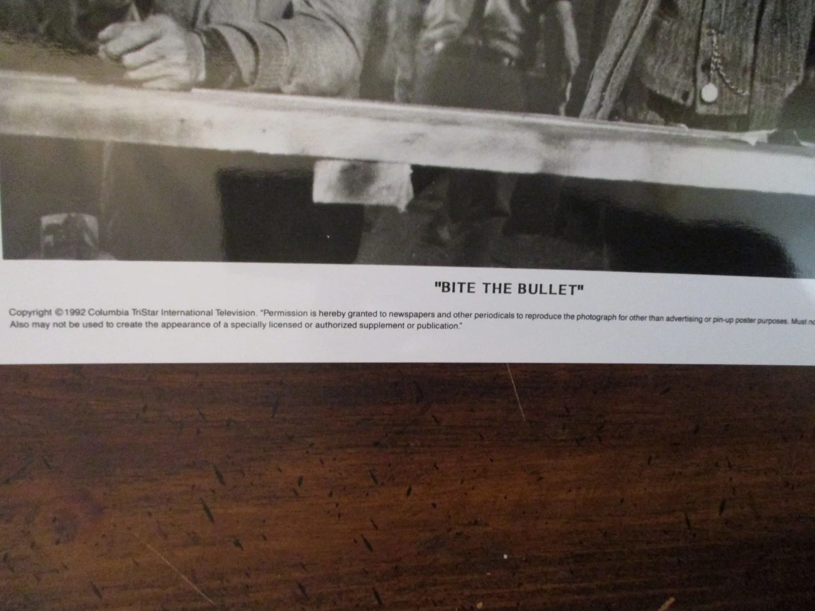 Gene Hackman/James Coburn("BITE THE BULLET")1992 10 x 8 Black/White Press Photo, изображение 2