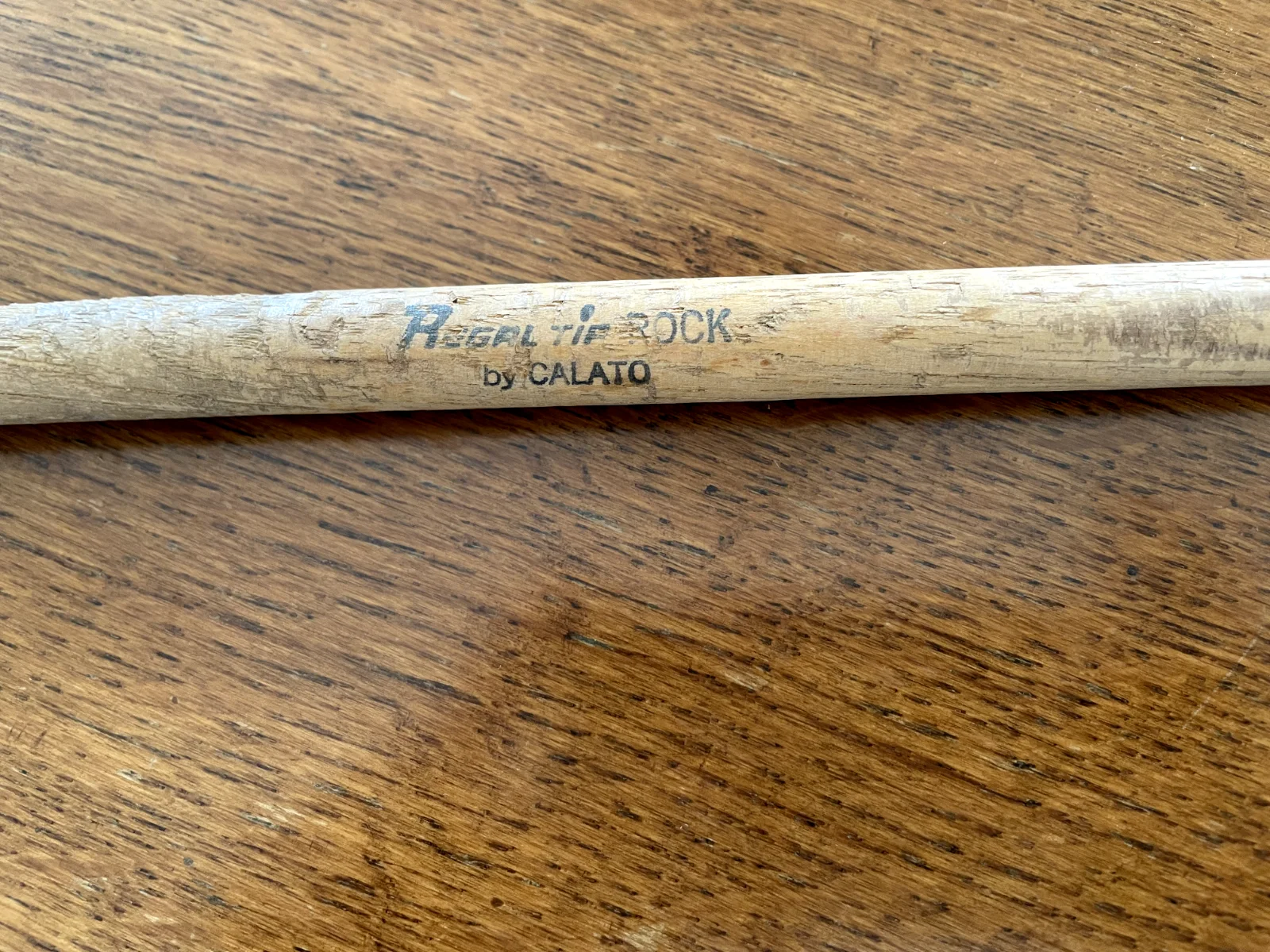 Vintage Regal Tip ROCK by Calato DRUMSTICK - NYLON TIP - 1970s LA ROCK BAND, image 2