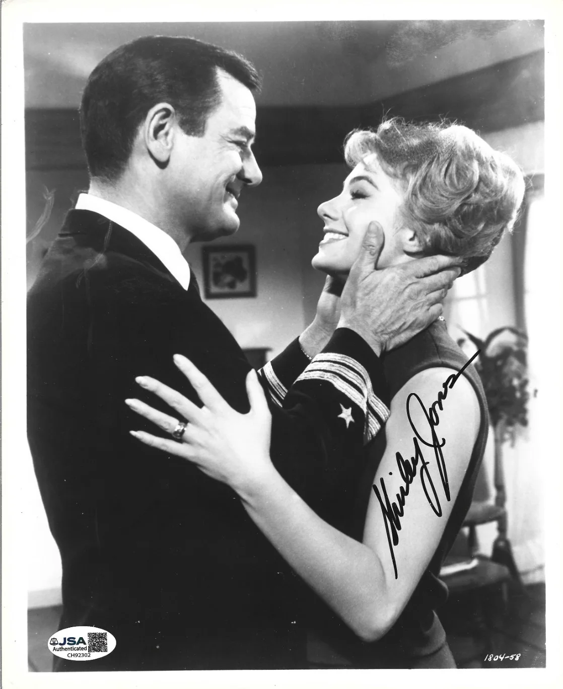 Shirley Jones — Shirley Jones REAL hand SIGNED A Ticklish Affair Promo Photo JSA COA Autographed