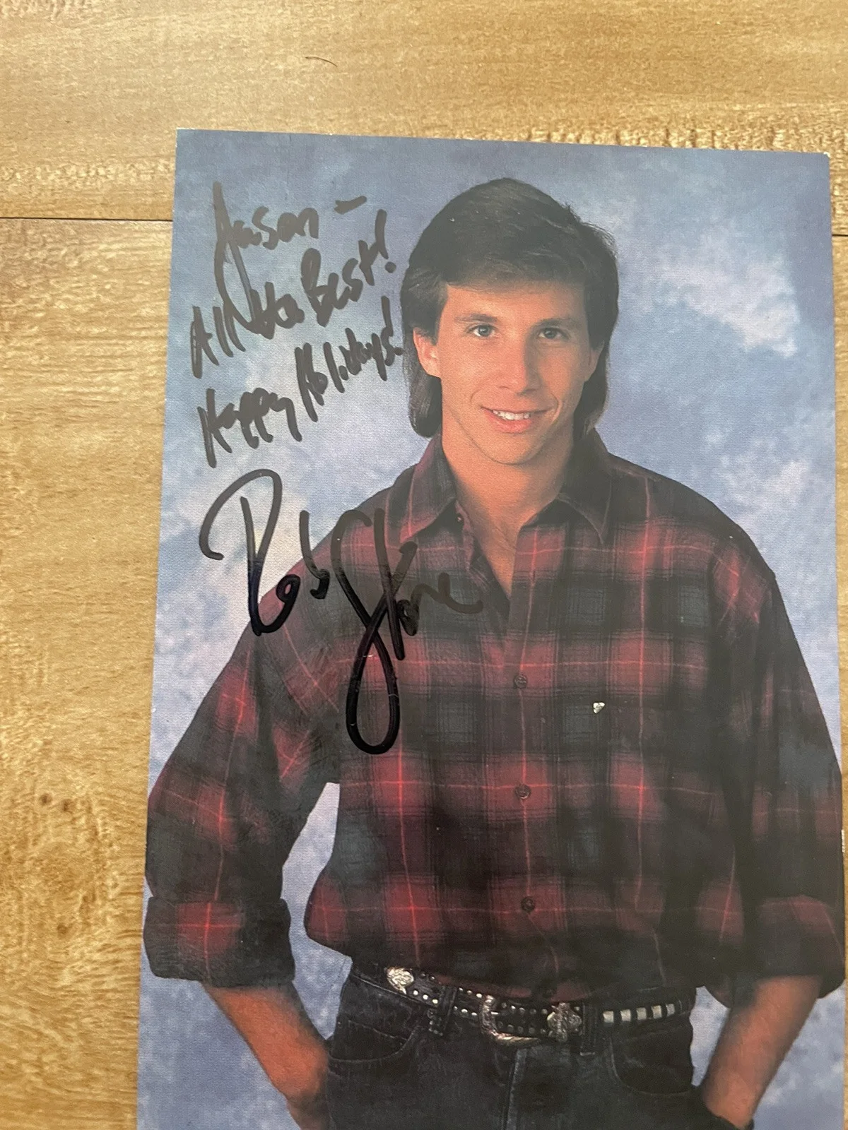 ROB STONE — ROB STONE Signed MR. BELVEDERE Postcard Photo Signed Autograph, image 2
