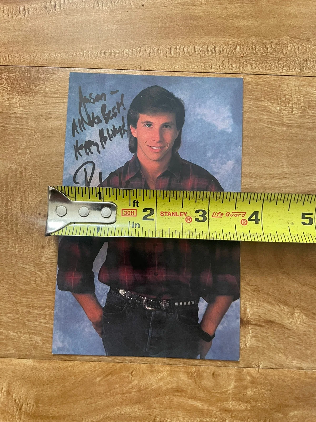 ROB STONE — ROB STONE Signed MR. BELVEDERE Postcard Photo Signed Autograph, image 4