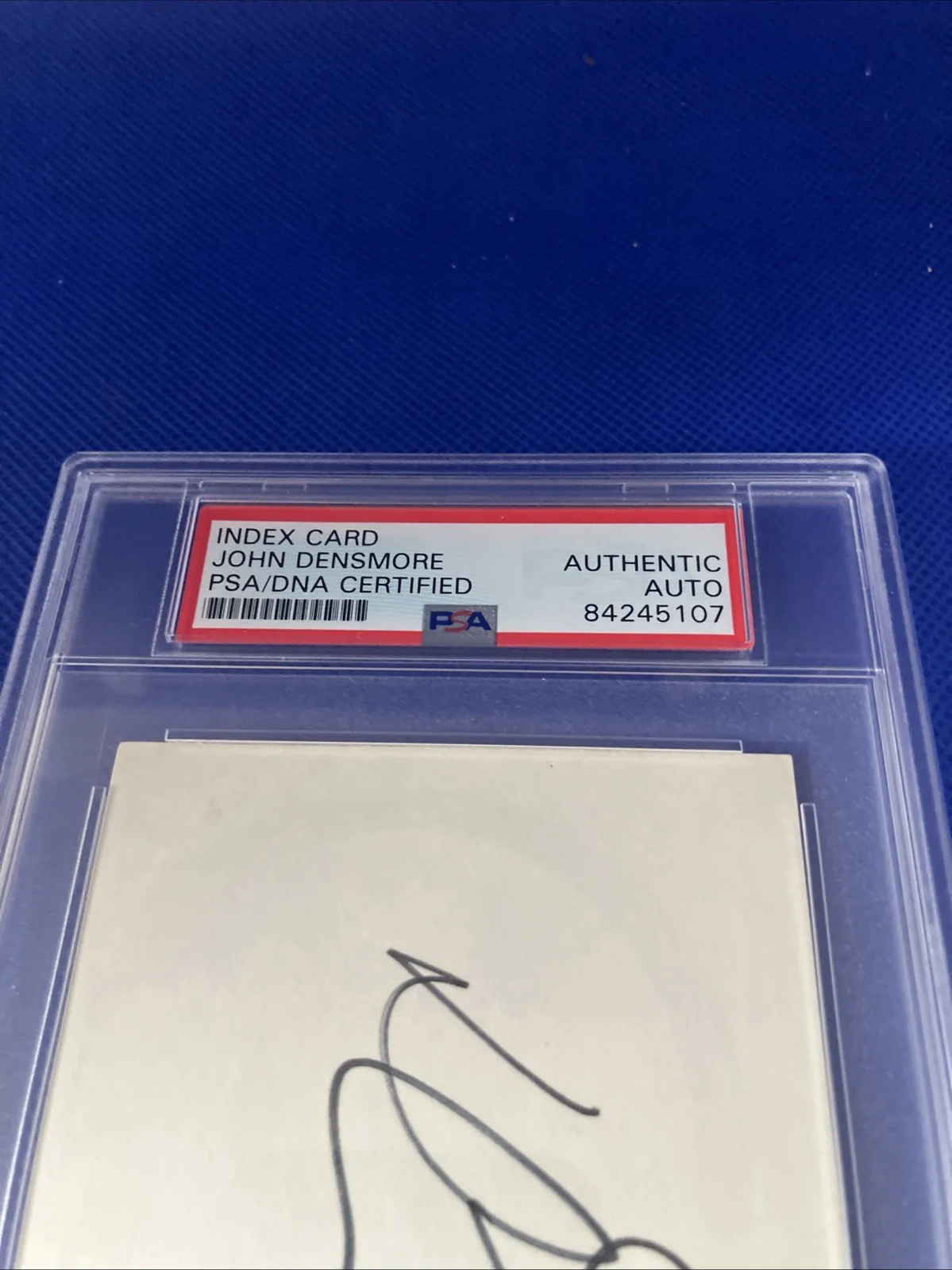John Densmore Signed Autographed 4x6 Card PSA Certified The Doors, image 2