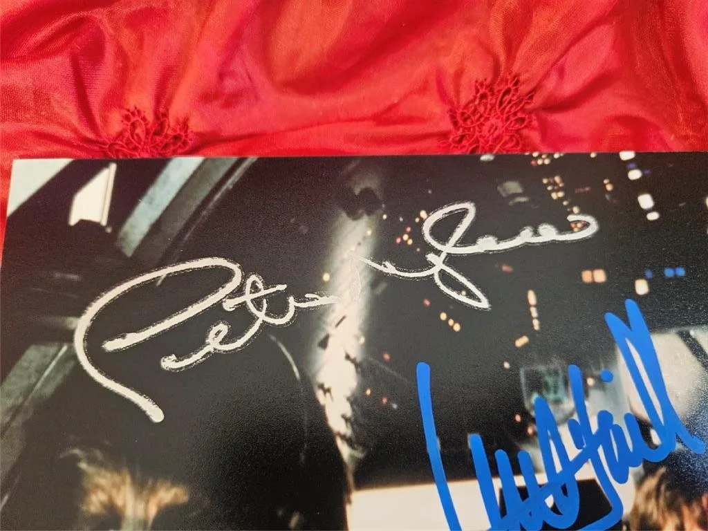 MARK HAMILL HARRISION FORD PETER MAYHEW — MARK HAMILL HARRISON FORD PETER MAYHEW SIGNED 3 AUTOS 8X10 PHOTO STAR WARS COA, изображение 2