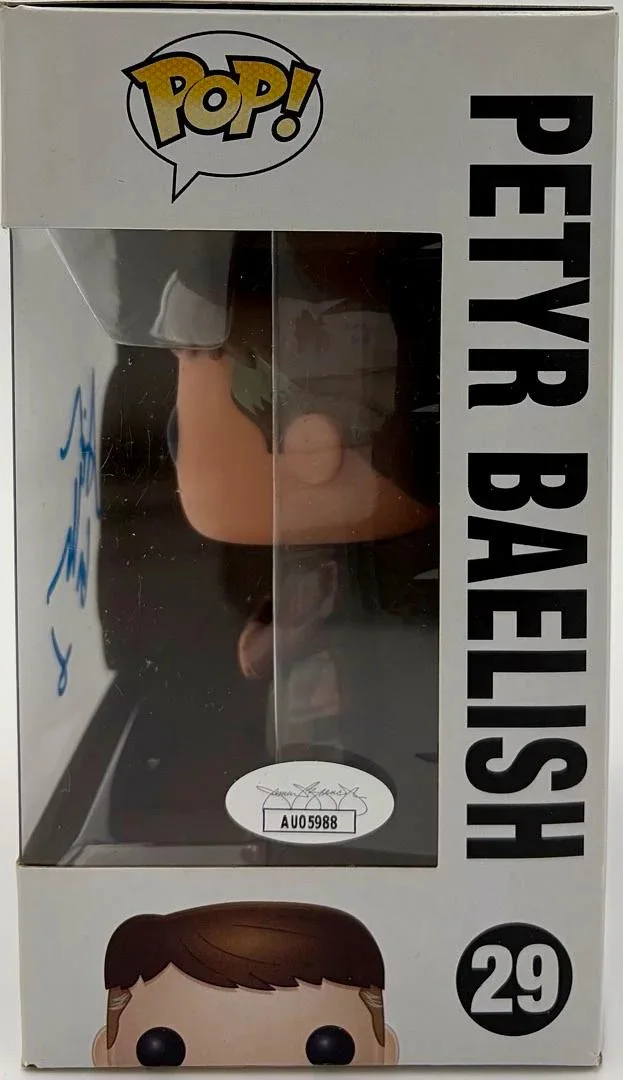 Aidan Gillen signed "Petyr Baelish" Funko #29 (Game of Thrones) - JSA COA, изображение 3