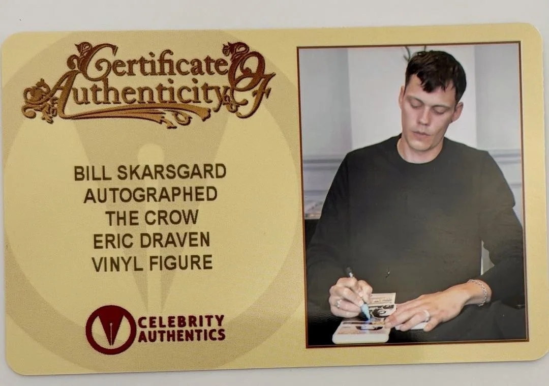 Bill Skarsgard signed "Eric Draven" Funko #1430 (The Raven) - Beckett COA, image 5