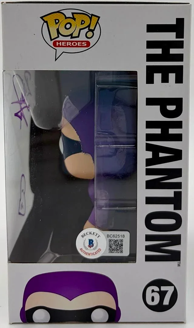 Billy Zane signed Funko #67 (The Phantom) - Beckett COA, image 3