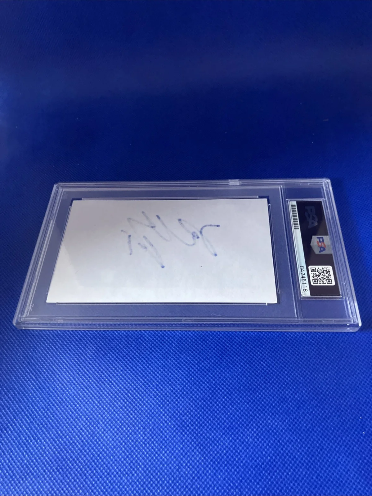 Robby Krieger Signed Autographed 4x6 Card PSA Certified The Doors, image 4