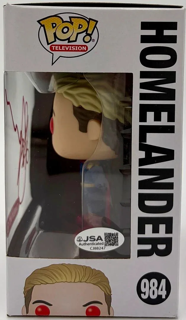 Antony Starr signed "Homelander" Funko #984 (The Boys) - JSA COA, image 3