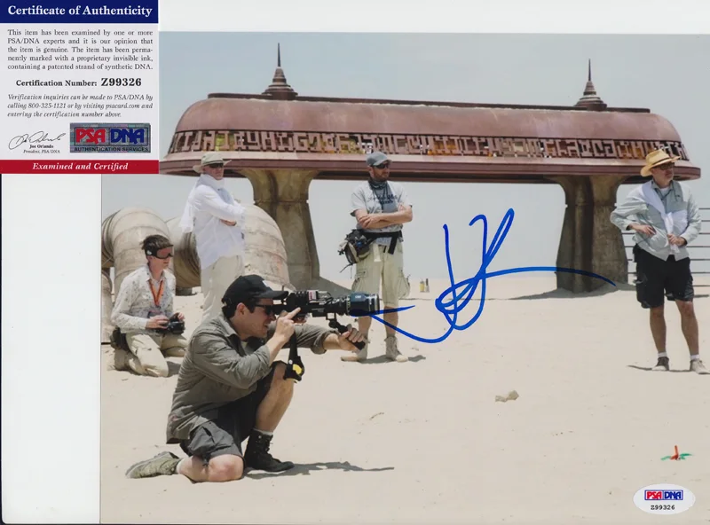 JJ Abrams — JJ Abrams Star Wars Director Signed Autograph 8x10 Photo PSA/DNA COA #2