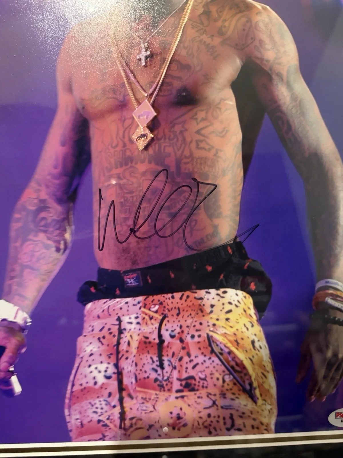 Lil Wayne Signed 11x14 Photo Framed W/PSA COA, image 2