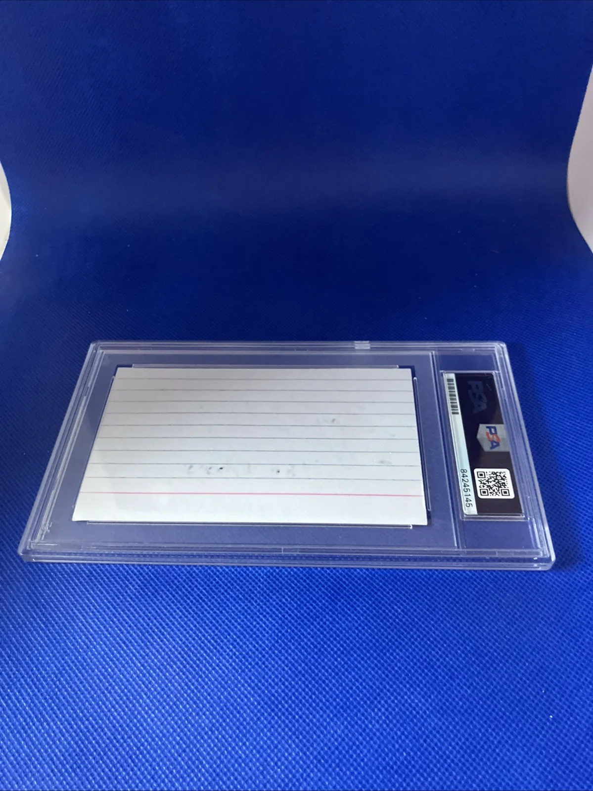 Ray Manzarek The Doors Autographed Signed INDEX CARD PSA DNA SLABBED, image 4