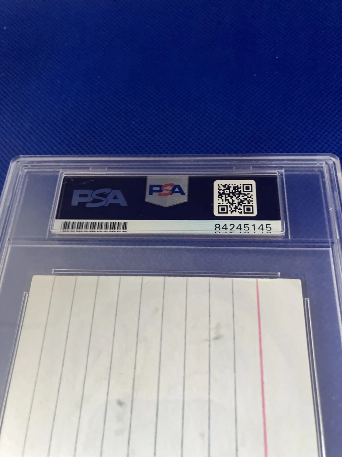 Ray Manzarek The Doors Autographed Signed INDEX CARD PSA DNA SLABBED, image 5