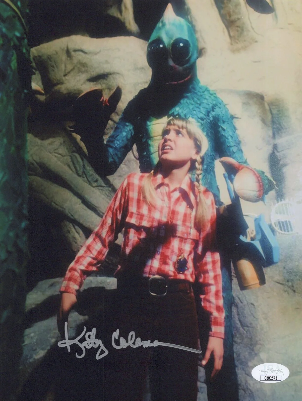 Kathy Coleman — KATHY COLEMAN Signed LAND OF THE LOST 8x10 HOLLY Photo Autograph JSA COA CERT