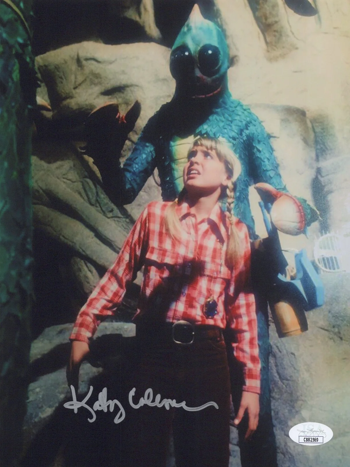Kathy Coleman — KATHY COLEMAN Signed LAND OF THE LOST 8x10 HOLLY Photo Autograph JSA COA CERT