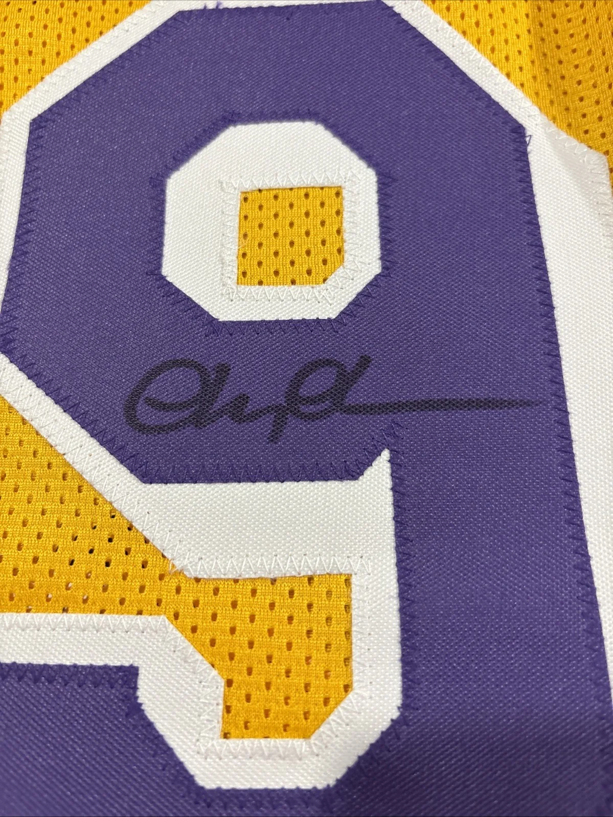Chevy Chase — Chevy Chase Signed XL Custom Lakers Fletch Jersey -Fletch-JSA Hologram, изображение 5