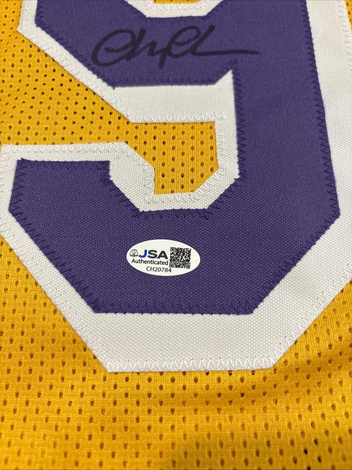 Chevy Chase — Chevy Chase Signed XL Custom Lakers Fletch Jersey -Fletch-JSA Hologram, изображение 5
