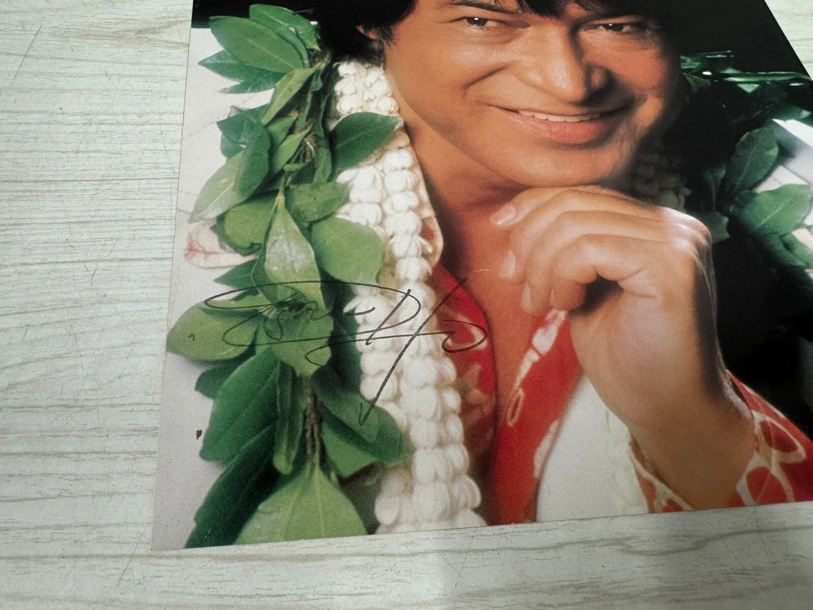 DON HO(Died-2007)(Pearly Shells/Tiny Bubbles)Signed 8 X 10 Glossy Color Photo, image 3