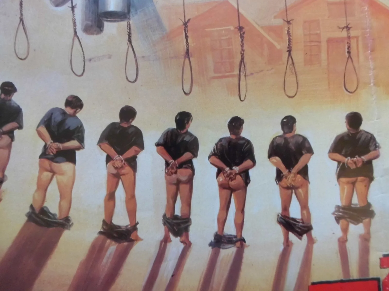 JAIL OF NO RETURN (1994) Thai poster GRAPHIC BULLET IN THE HEAD ART!!!, изображение 3