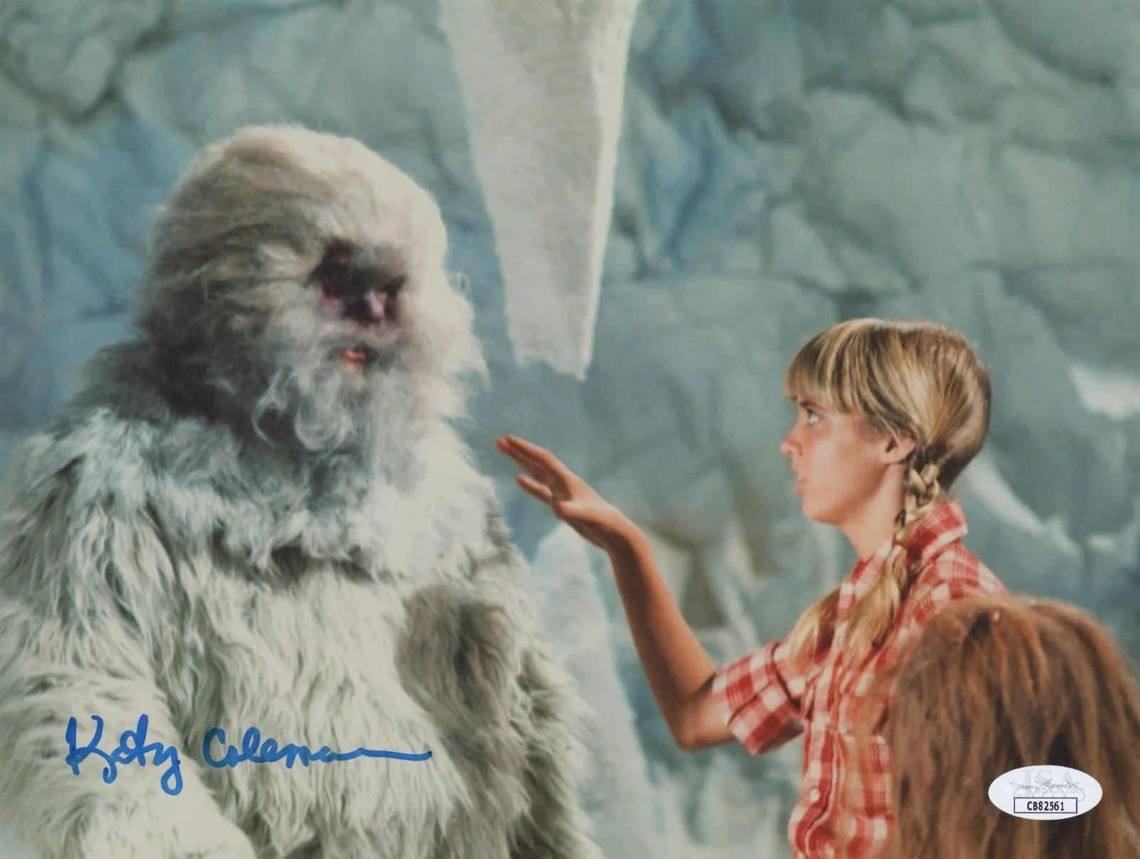 Kathy Coleman — KATHY COLEMAN Signed LAND OF THE LOST 8x10 HOLLY Photo Autograph JSA COA CERT