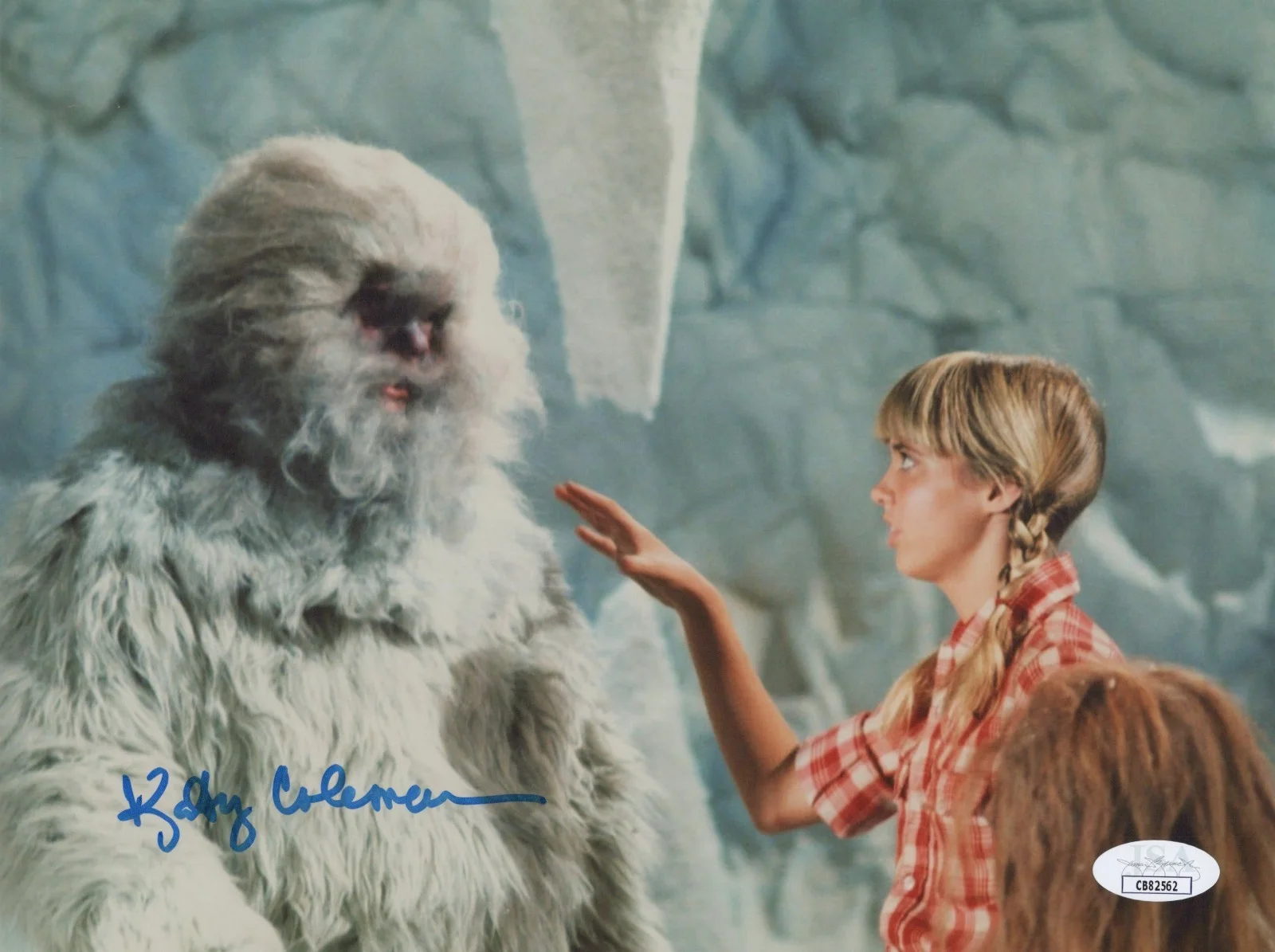 Kathy Coleman — KATHY COLEMAN Signed LAND OF THE LOST 8x10 HOLLY Photo Autograph JSA COA CERT