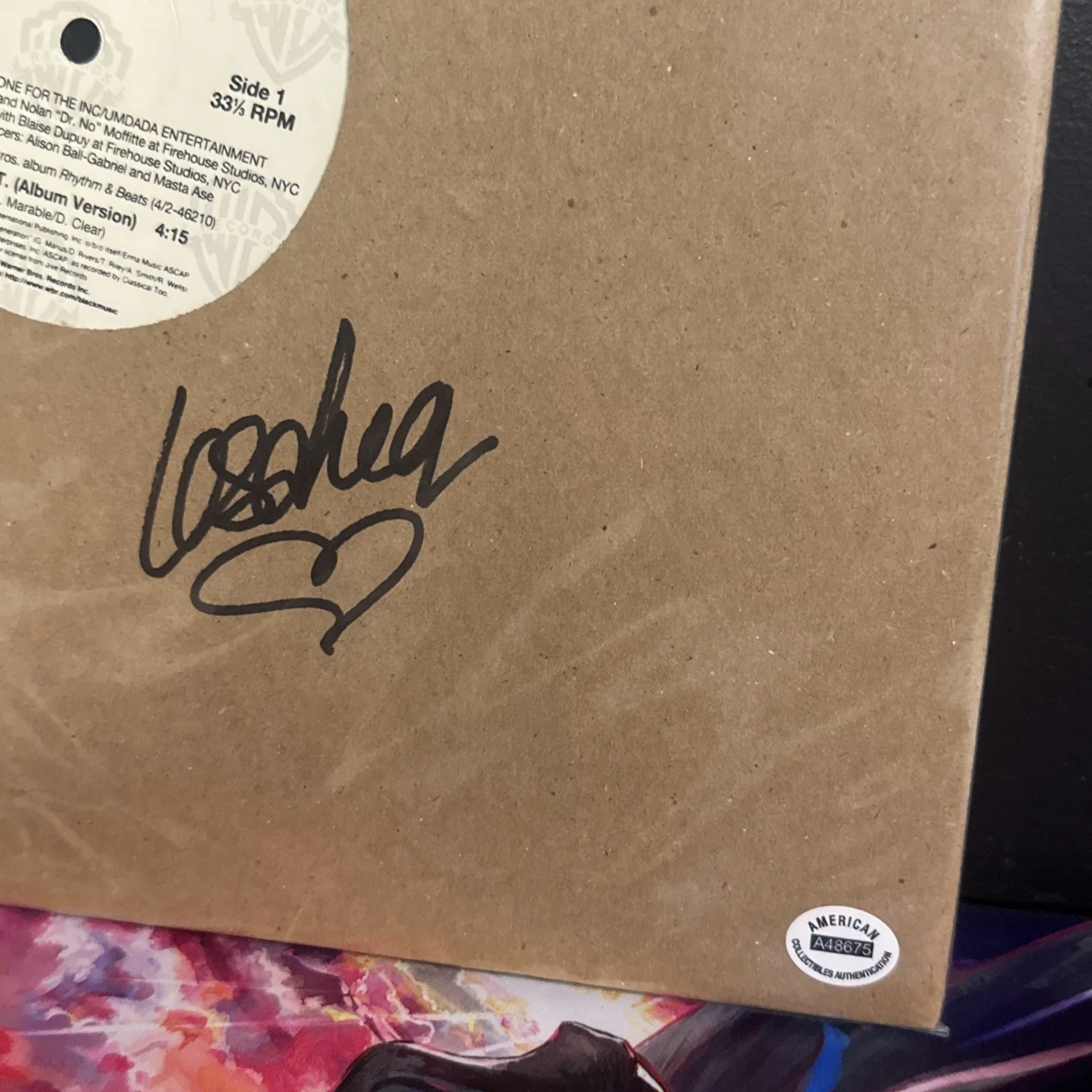 LESCHEA - SIGNED WB RECORD ALBUM COVER - With COA, image 3