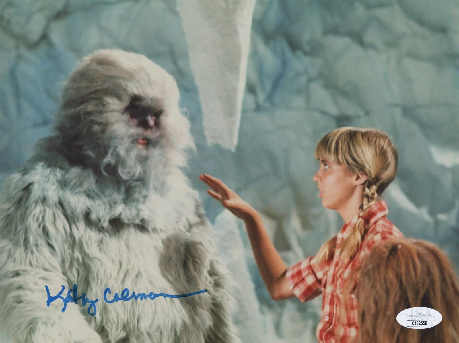 Kathy Coleman — KATHY COLEMAN Signed LAND OF THE LOST 8x10 HOLLY Photo Autograph JSA COA CERT