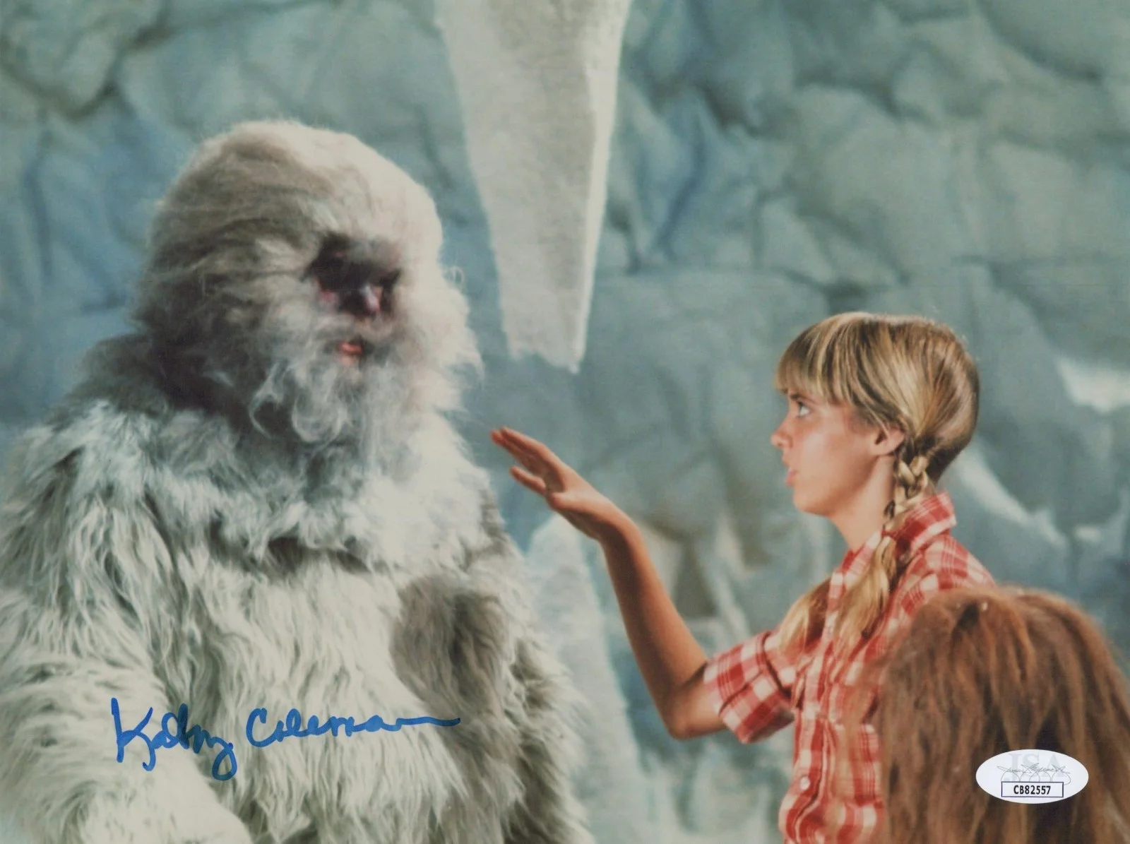 Kathy Coleman — KATHY COLEMAN Signed LAND OF THE LOST 8x10 HOLLY Photo Autograph JSA COA CERT