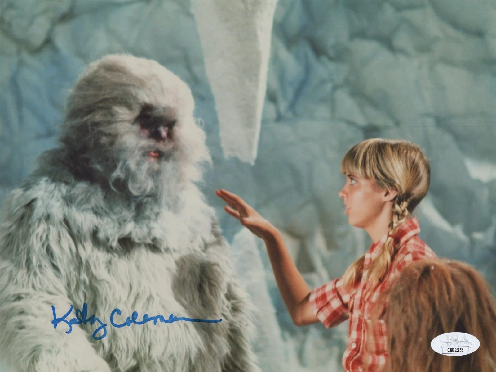 Kathy Coleman — KATHY COLEMAN Signed LAND OF THE LOST 8x10 HOLLY Photo Autograph JSA COA CERT
