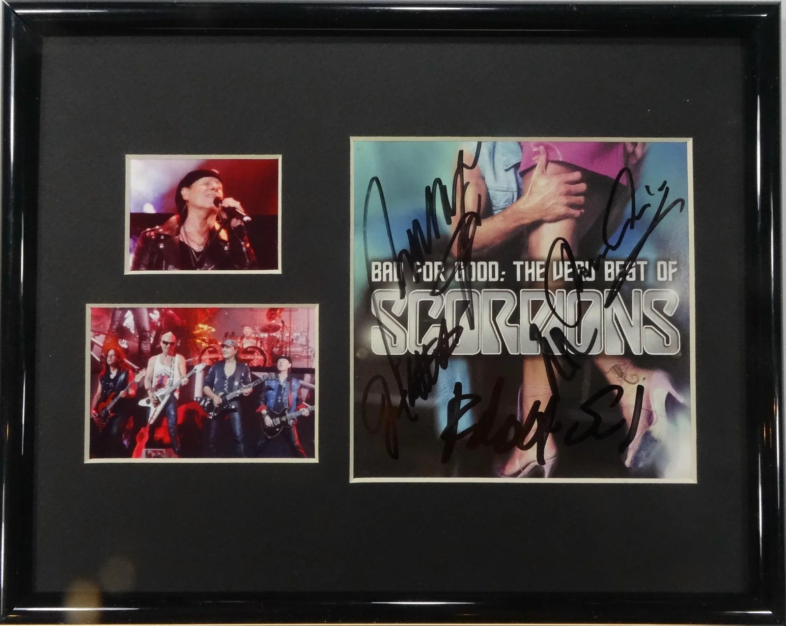 SIGNED SCORPIONS BAND AUTOGRAPHED CD DISPLAY CERTIFIED AUTHENTIC JSA COA #N36265, image 2