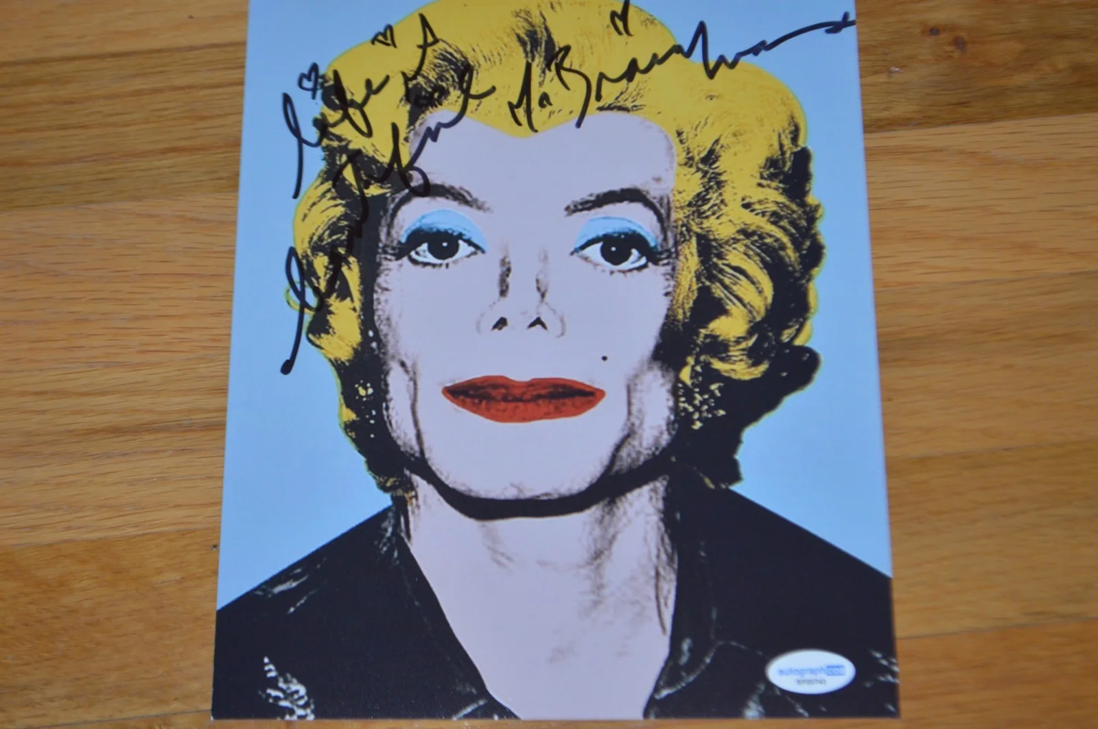 Mr. Brainwash — Mr. Brainwash Hand Signed Marilyn Jackson 8x10 Photo with AUTOGRAPH COA, изображение 5